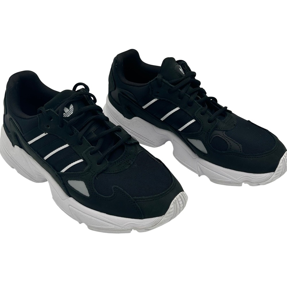 NEW Adidas Yung-96 Black White Chunky Dad Sneakers IG8301 Youth 7 Womens 8.5
